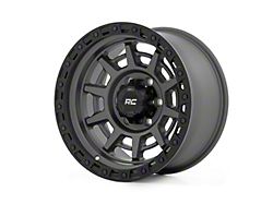 Rough Country 85 Series Simulated Beadlock Gunmetal Gray 5-Lug Wheel; 17x9; 0mm Offset (09-18 RAM 1500)