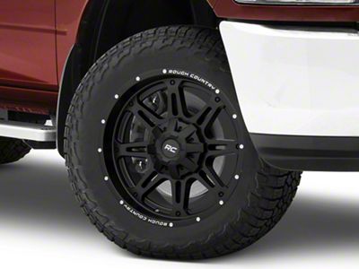 Rough Country 94 Series Matte Black Milled 8-Lug Wheel; 20x10; -18mm Offset (10-18 RAM 3500 SRW)