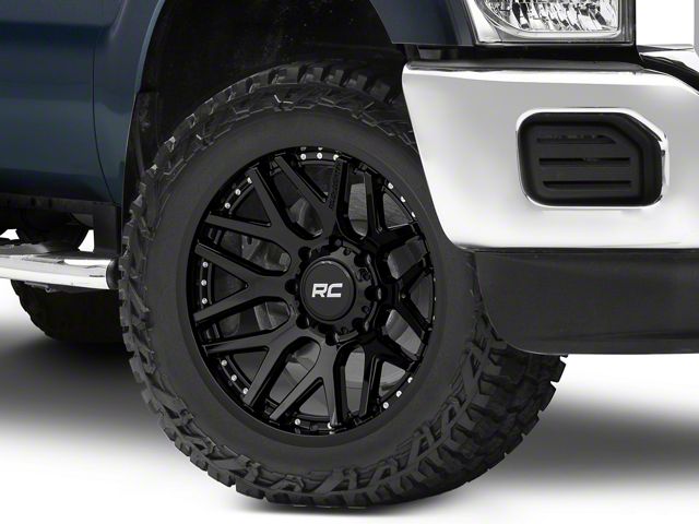 Rough Country 95 Series Gloss Black 8-Lug Wheel; 20x10; -19mm Offset (11-16 F-250 Super Duty)