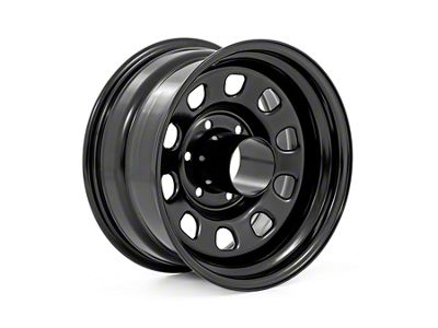 Rough Country Steel Gloss Black 8-Lug Wheel; 17x9; -12mm Offset (11-16 F-250 Super Duty)