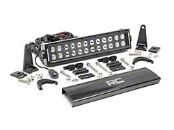 Rough Country Offroad 12-Inch Black Series Dual Row LED Light Bar; Flood/Spot Combo Beam (Universal; Some Adaptation May Be Required)