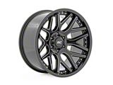 Rough Country 95 Series Gloss Black Machined 6-Lug Wheel; 20x10; -25mm Offset (14-18 Sierra 1500)