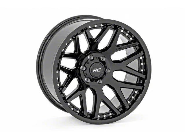 Rough Country 95 Series Matte Black 6-Lug Wheel; 20x10; -25mm Offset (14-18 Sierra 1500)