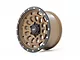 Rough Country 87 Series Simulated Beadlock Bronze 6-Lug Wheel; 17x8.5; 0mm Offset (14-18 Silverado 1500)