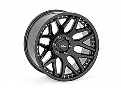 Rough Country 95 Series Matte Black 6-Lug Wheel; 20x10; -25mm Offset (14-18 Silverado 1500)