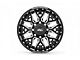 Rough Country 86 Series Gloss Black Milled 8-Lug Wheel; 22x10; -19mm Offset (15-19 Sierra 2500 HD)