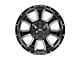 Rough Country 93 Series Matte Black Milled 8-Lug Wheel; 20x10; -18mm Offset (15-19 Sierra 2500 HD)