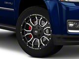 Rough Country 93 Series Matte Black Milled 6-Lug Wheel; 20x9; 0mm Offset (15-20 Yukon)