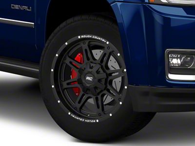 Rough Country 94 Series Matte Black Milled 6-Lug Wheel; 20x9; 0mm Offset (15-20 Yukon)
