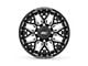 Rough Country 86 Series Gloss Black Milled 6-Lug Wheel; 20x10; -25mm Offset (19-24 Silverado 1500)