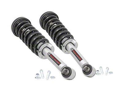 Rough Country N3 Loaded Leveling Front Struts for 2-Inch Lift (15-24 4WD F-150, Excluding Raptor)