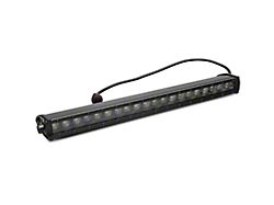 Rough Country 20-Inch Black Series Single Row LED Light Bar; Spot Beam (Universal; Some Adaptation May Be Required)