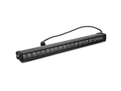 Rough Country 20-Inch Black Series Single Row LED Light Bar; Spot Beam (Universal; Some Adaptation May Be Required)
