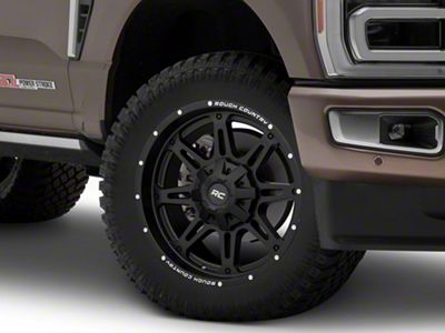 Rough Country 94 Series Matte Black Milled 8-Lug Wheel; 20x10; -18mm Offset (23-25 F-250 Super Duty)