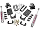Rough Country Lowering Kit; 2-Inch Front / 4-Inch Rear (07-15 2WD Silverado 1500, Excluding 6.2L)