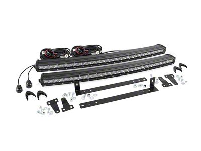 Rough Country Single 30-Inch Chrome Series LED Grille Kit (13-14 F-150, Excluding Raptor)