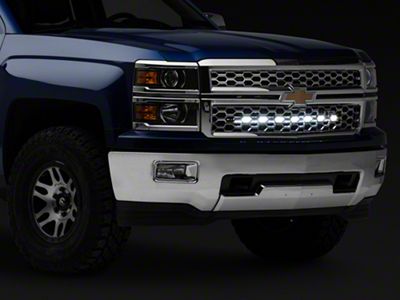 Rough Country 30-Inch Chrome Series LED Grille Kit (14-18 Silverado 1500)