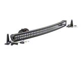 Rough Country 40-Inch Black Series Curved Dual Row LED Light Bar; Flood/Spot Combo Beam (Universal; Some Adaptation May Be Required)