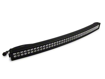 Rough Country 40-Inch Black Series Curved Dual Row LED Light Bar; Flood/Spot Combo Beam (Universal; Some Adaptation May Be Required)