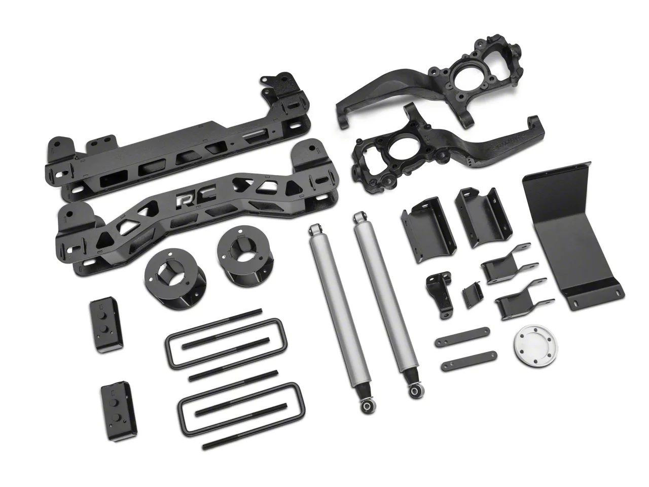 Rough Country 4-Inch Suspension Lift Kit (15-20 4WD F-150 SuperCab, SuperCrew; Excluding Raptor)