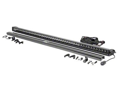 Rough Country 50-Inch Black Series Single Row LED Light Bar; Spot Beam (Universal; Some Adaptation May Be Required)