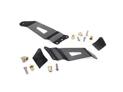 Rough Country 50-Inch Curved LED Light Bar Upper Windshield Mounting Brackets (99-06 Silverado 1500)