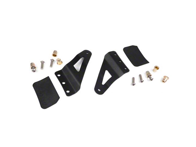 Rough Country 54-Inch Curved LED Light Bar Upper Windshield Mounting Brackets (07-13 Sierra 1500)