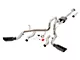 Rough Country Dual Exhaust System with Black Tips; Side/Rear Exit (09-10 5.4L F-150)