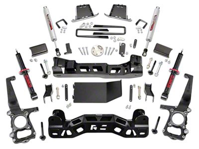 Rough Country 6-Inch Suspension Lift Kit with Lifted Struts (09-14 4WD F-150, Excluding Raptor)