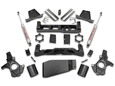 Rough Country 7.50-Inch Suspension Lift Kit with Premium N3 Shocks (07-13 4WD Silverado 1500)
