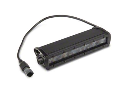 Rough Country 8-Inch Black Series Single Row LED Light Bar; Spot Beam (Universal; Some Adaptation May Be Required)