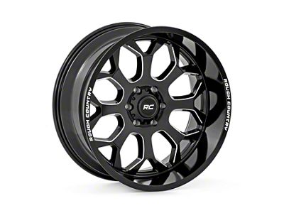 Rough Country 96 Series Gloss Black 8-Lug Wheel; 20x10; -19mm Offset (99-07 F-350 Super Duty SRW)