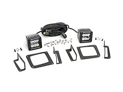 Rough Country Offroad Black Series LED Fog Light Kit (14-15 Sierra 1500)
