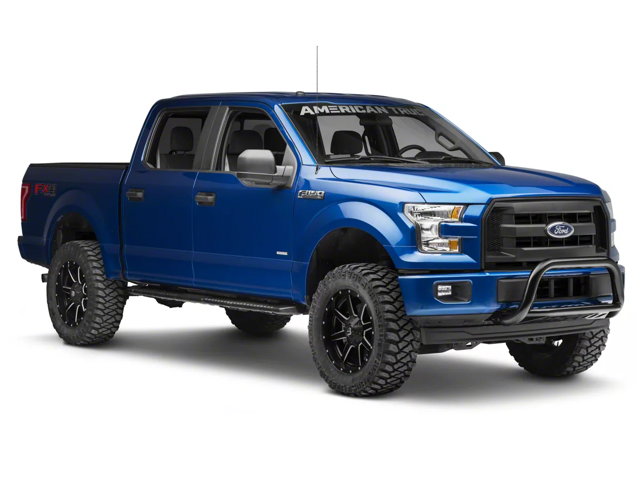 Rough Country 2011 2025 Ford F 150 Black Bull Bar Eco Boost