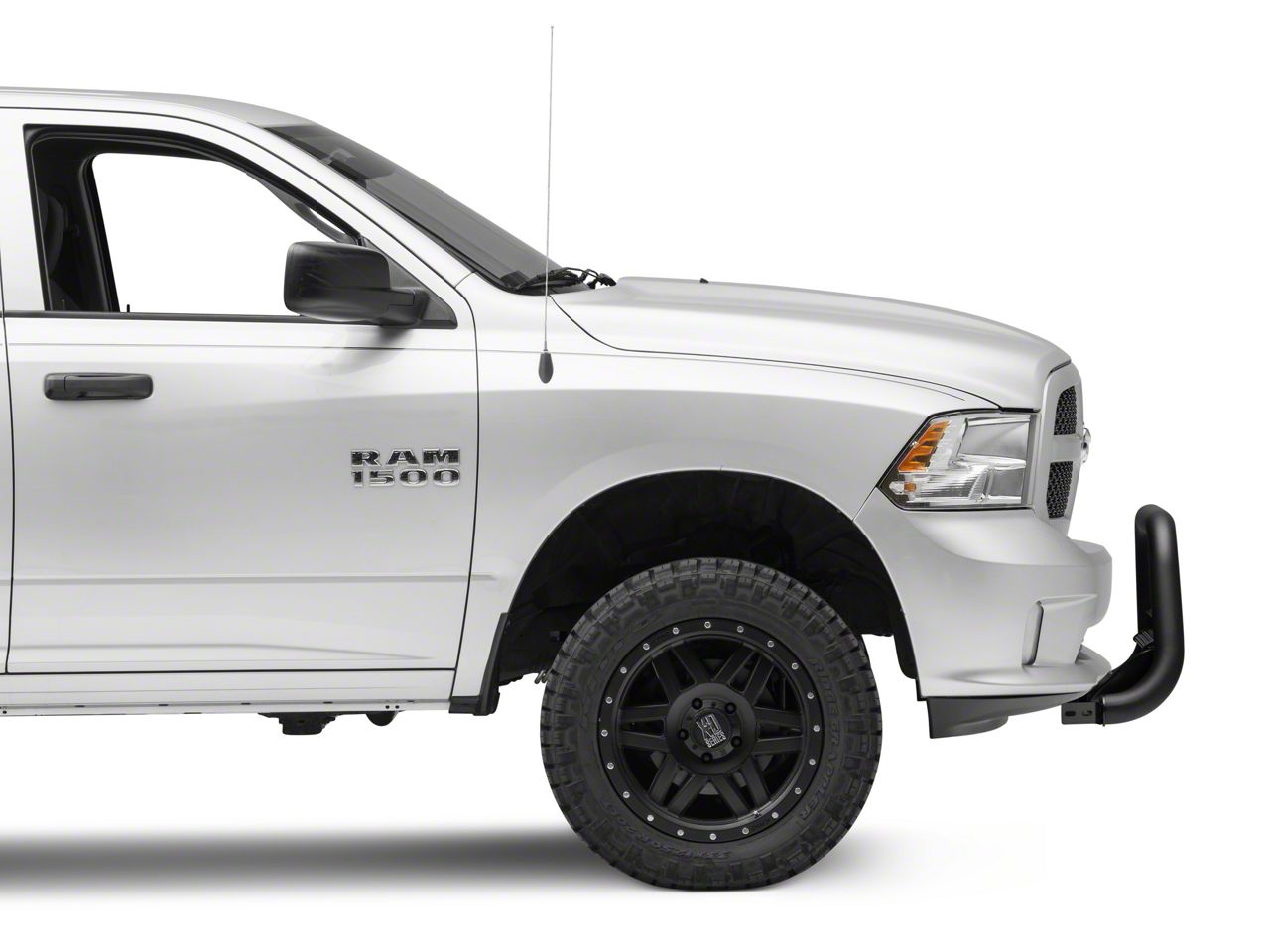 Rough Country Black LED Bull Bar For 2009-2018 Ram 1500 - W/ 20" Light Bar, B-D4091