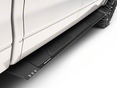 Rough Country Cab Length HD2 Running Boards; Black (09-14 F-150 SuperCrew)
