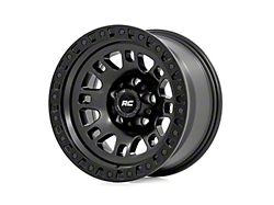 Rough Country 82 Series Semi Gloss Black 6-Lug Wheel; 17x9; -12mm Offset (23-25 Canyon)