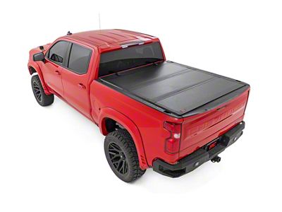 Rough Country Hard Tri-Fold Flip-Up Tonneau Cover (15-22 Canyon w/ 6-Foot Short Box)