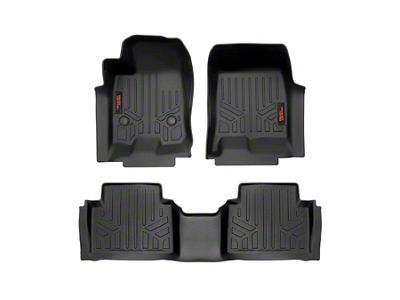 Rough Country Heavy Duty Front and Rear Floor Mats; Black (23-24 Canyon)