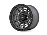 Rough Country 85 Series Simulated Beadlock Gunmetal Gray 6-Lug Wheel; 17x9; -18mm Offset (23-26 Colorado)