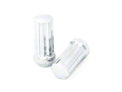 Rough Country Chrome Bulge Acorn Style Lug Nut Kit; M14 x 1.5; Set of 24 (15-25 Colorado)