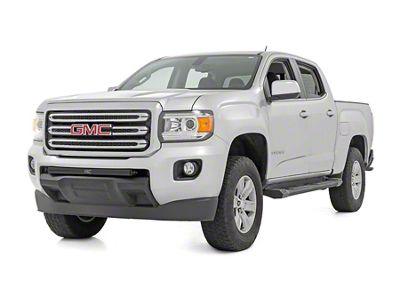 Rough Country HD2 Aluminum Running Boards; Black (15-25 Colorado Crew Cab)