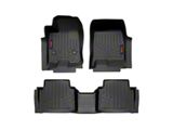 Rough Country Heavy Duty Front and Rear Floor Mats; Black (23-26 Colorado)