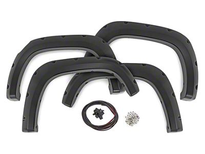 Rough Country Pocket Fender Flares; Flat Black (23-24 Colorado)