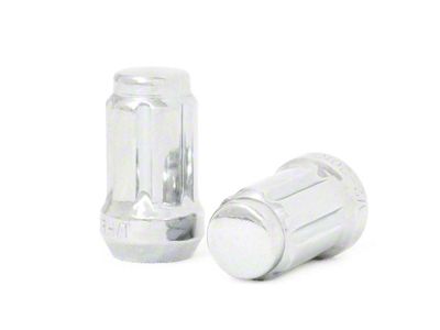 Rough Country Chrome 6-Spline Lug Nut Kit; 1/2x20; Set of 24 (87-04 Dakota)