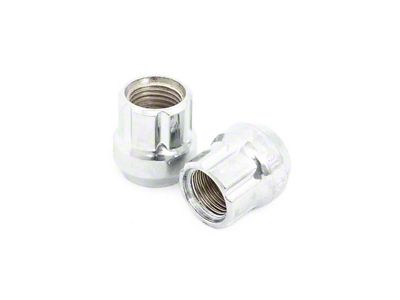 Rough Country Chrome Open End 6-Spline Lug Nuts; 1/2x20; Set of 24 (87-04 Dakota)