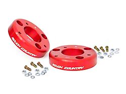 Rough Country 2-Inch Leveling Strut Extensions; Anodized Red (14-24 F-150, Excluding Raptor)