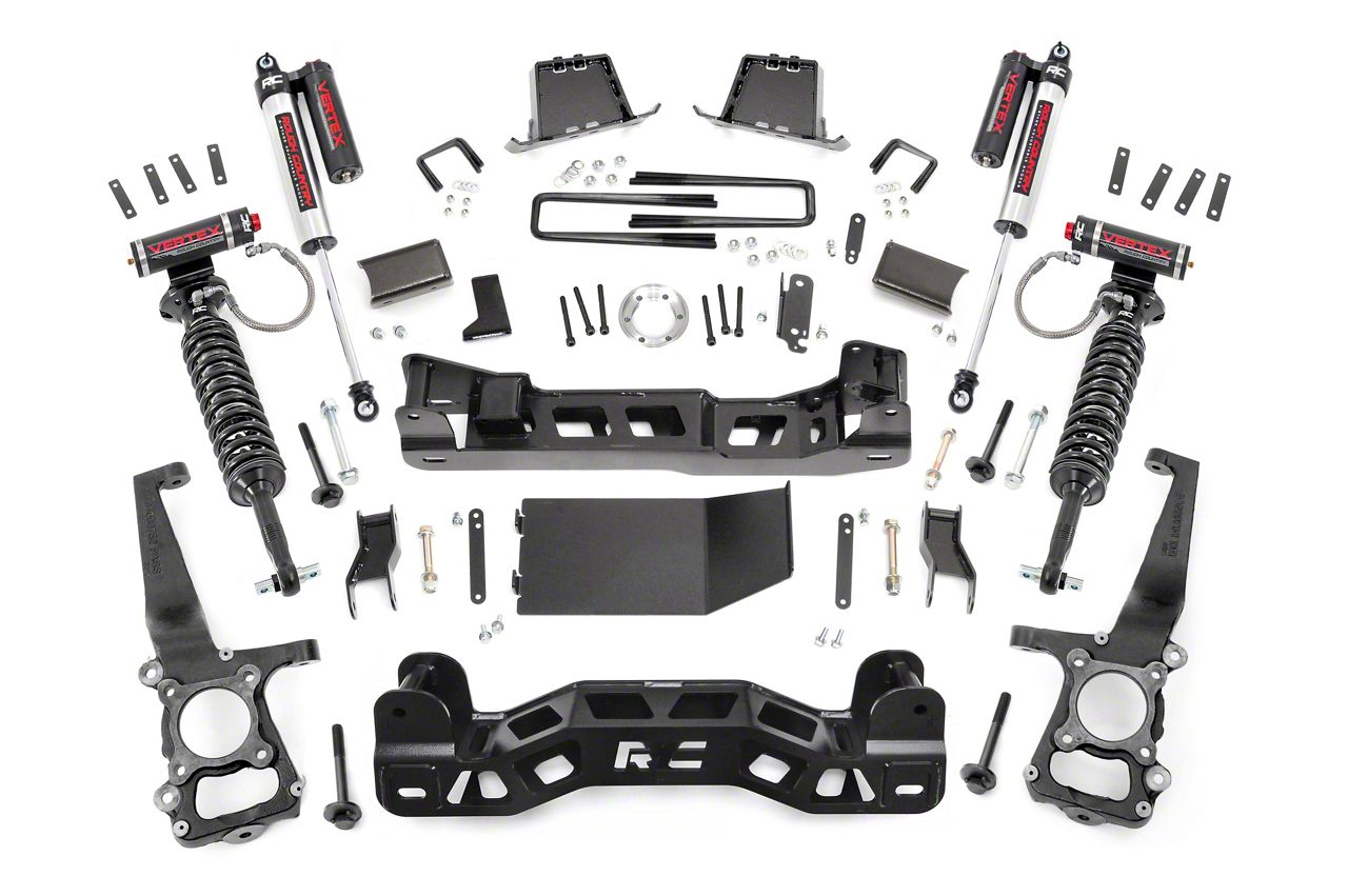 Rough Country F150 6 in. Suspension Lift Kit w/ Vertex Reservoir