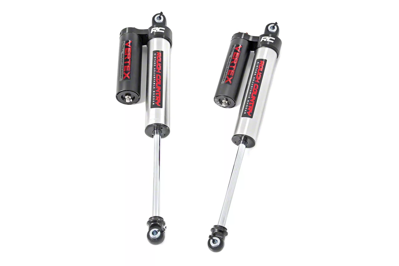 Rough Country Vertex Adjustable Rear Shocks for 4 to 6.50-Inch Lift (14-24 4WD F-150, Excluding Raptor)