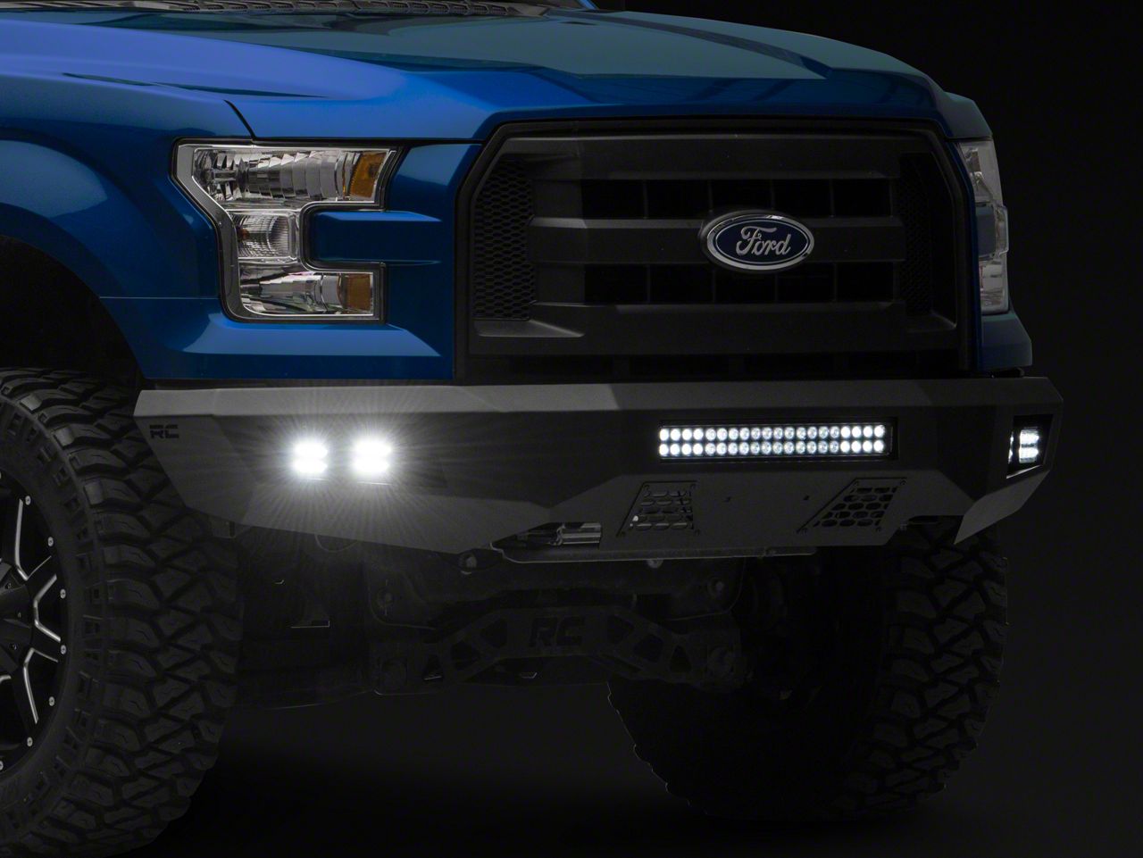 Rough Country F-150 Heavy-Duty Front LED Bumper 10770 (15-17